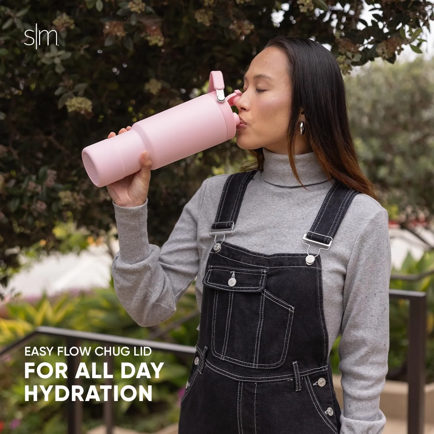 Simple Modern Trek Pivot | 40oz Flip Straw Tumbler with Handle | Water Bottle & Boot | Interchangeable Straw & Chug Lids | Insulated Stainless Steel Jug | Gym Sports Outdoors | Kaleidoscope