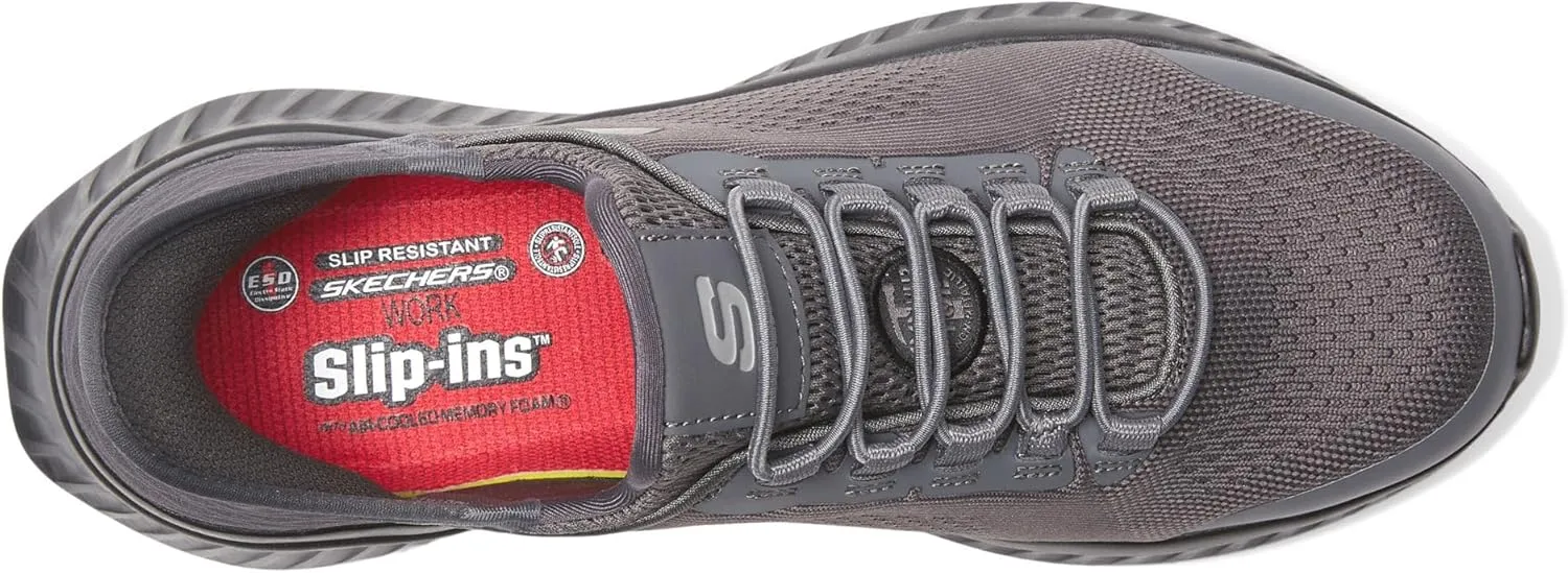 Skechers Men's Tilido ESD Comp Toe Sneaker