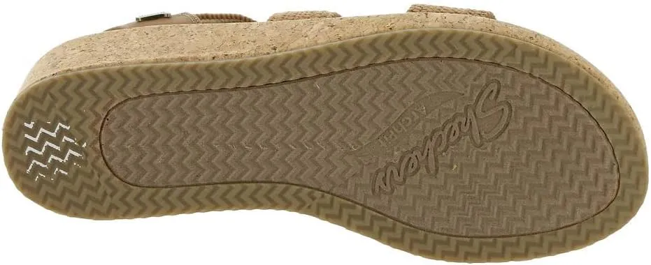 Skechers Women's Arch Fit Beverlee-Love Stays Wedge Sandal, 5.5