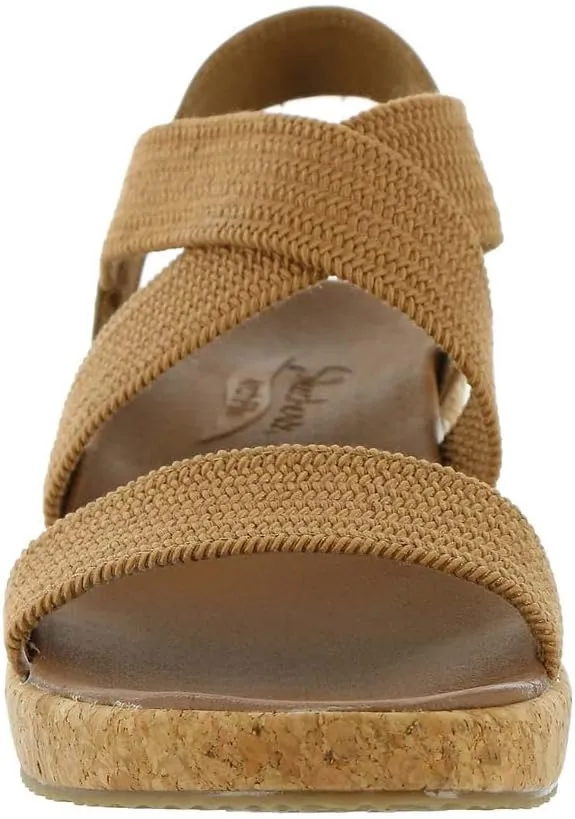 Skechers Women's Arch Fit Beverlee-Love Stays Wedge Sandal, 5.5