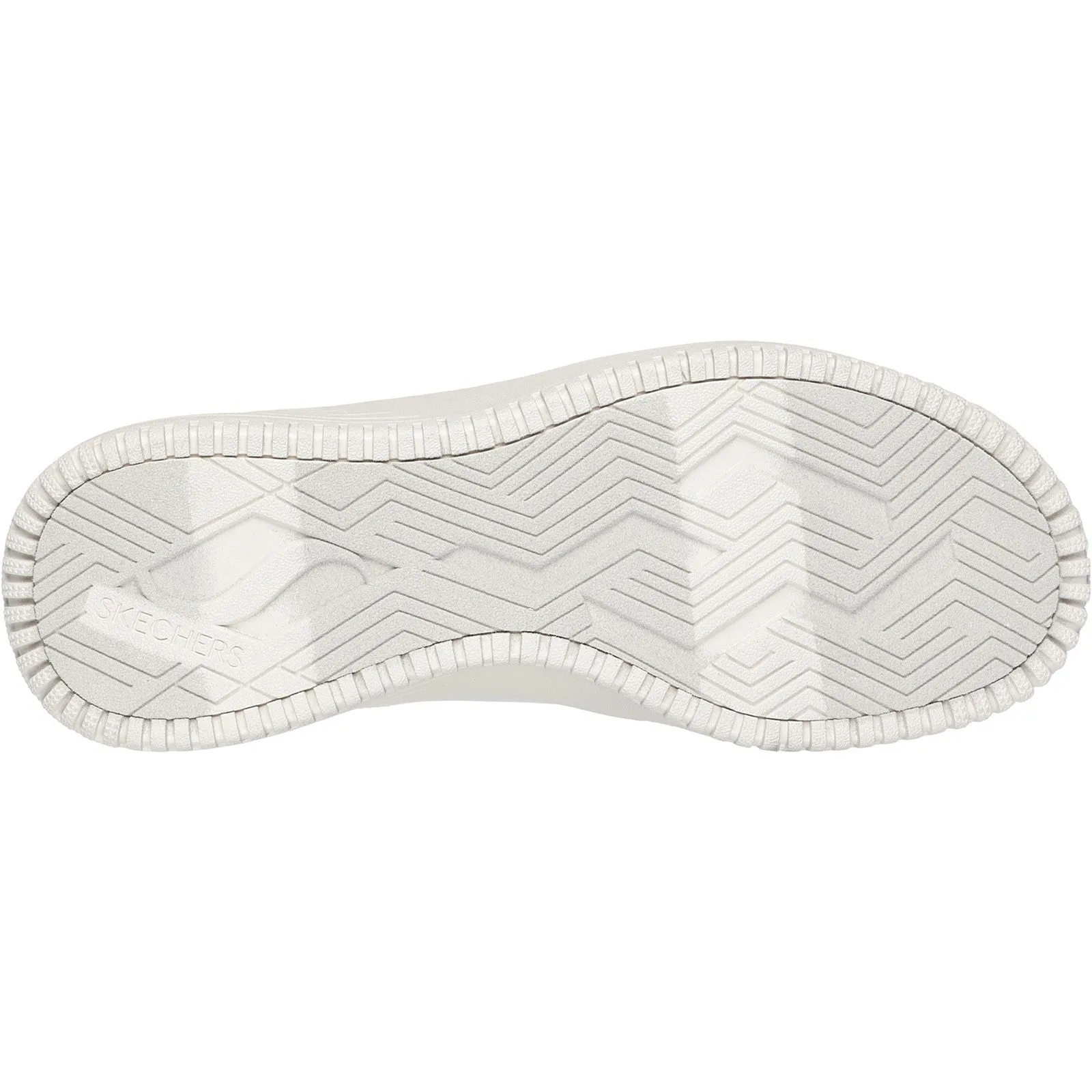 Skechers Womens Grand 92 - Be Lifted 185110-WNT White/Natural Lace Up Shoe