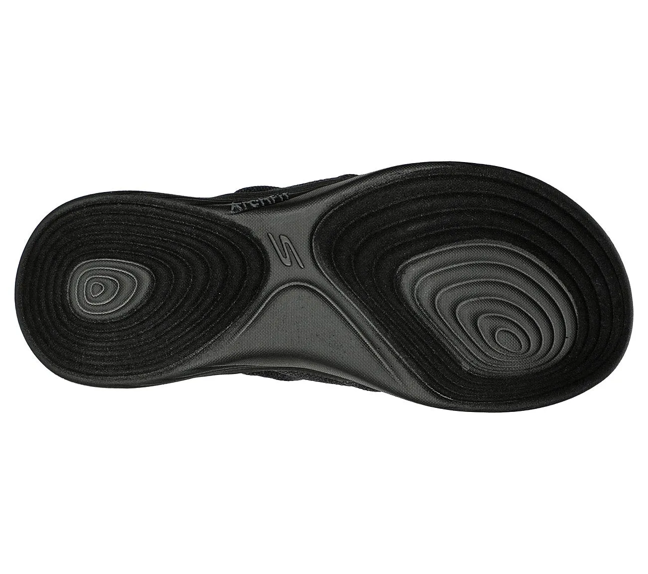.Skechers Womens Jandal Arch Fit Radiance  - Gleam Black/Black - (141300.BBK) - GSM - R2L16