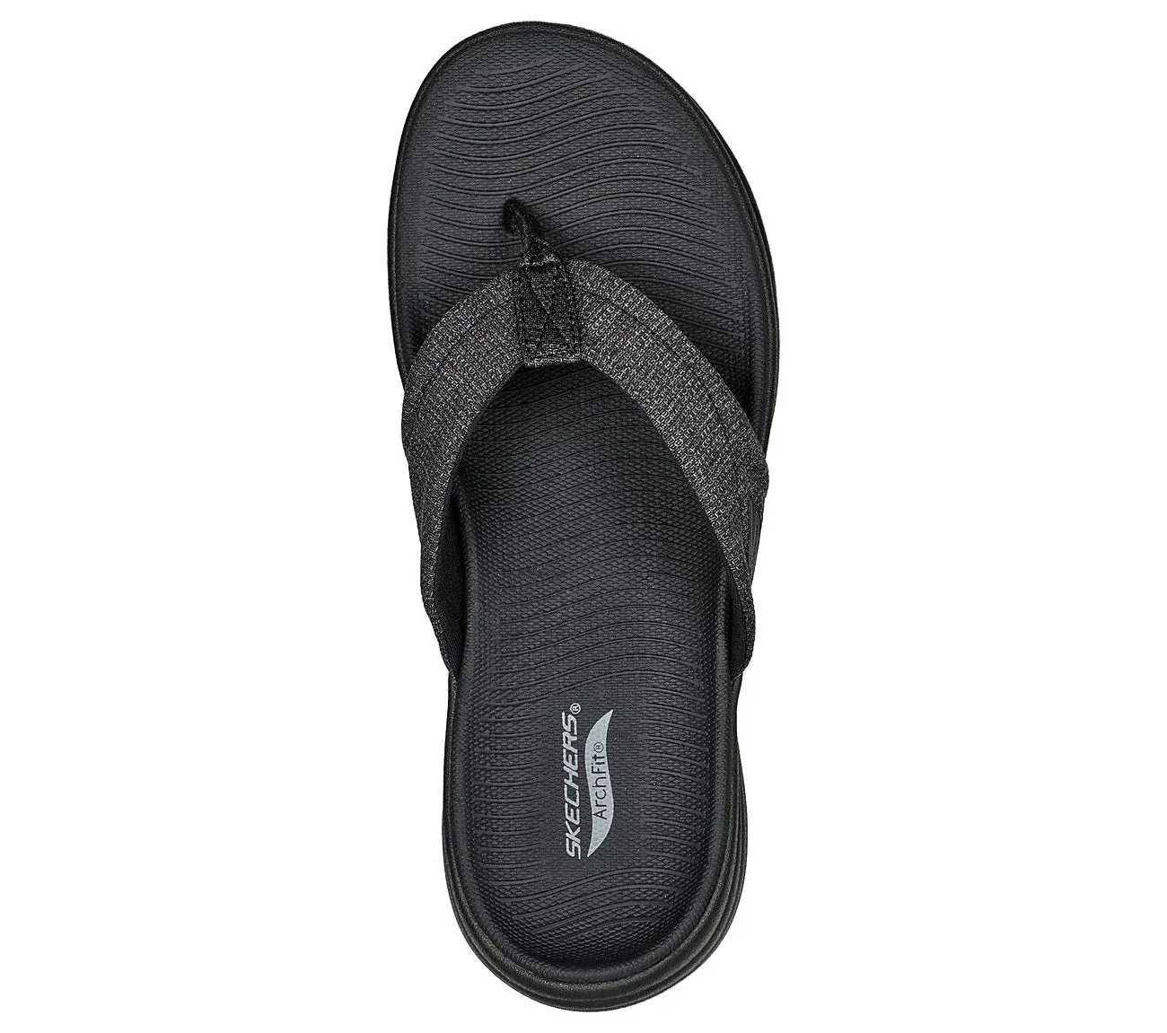 .Skechers Womens Jandal Arch Fit Radiance  - Gleam Black/Black - (141300.BBK) - GSM - R2L16