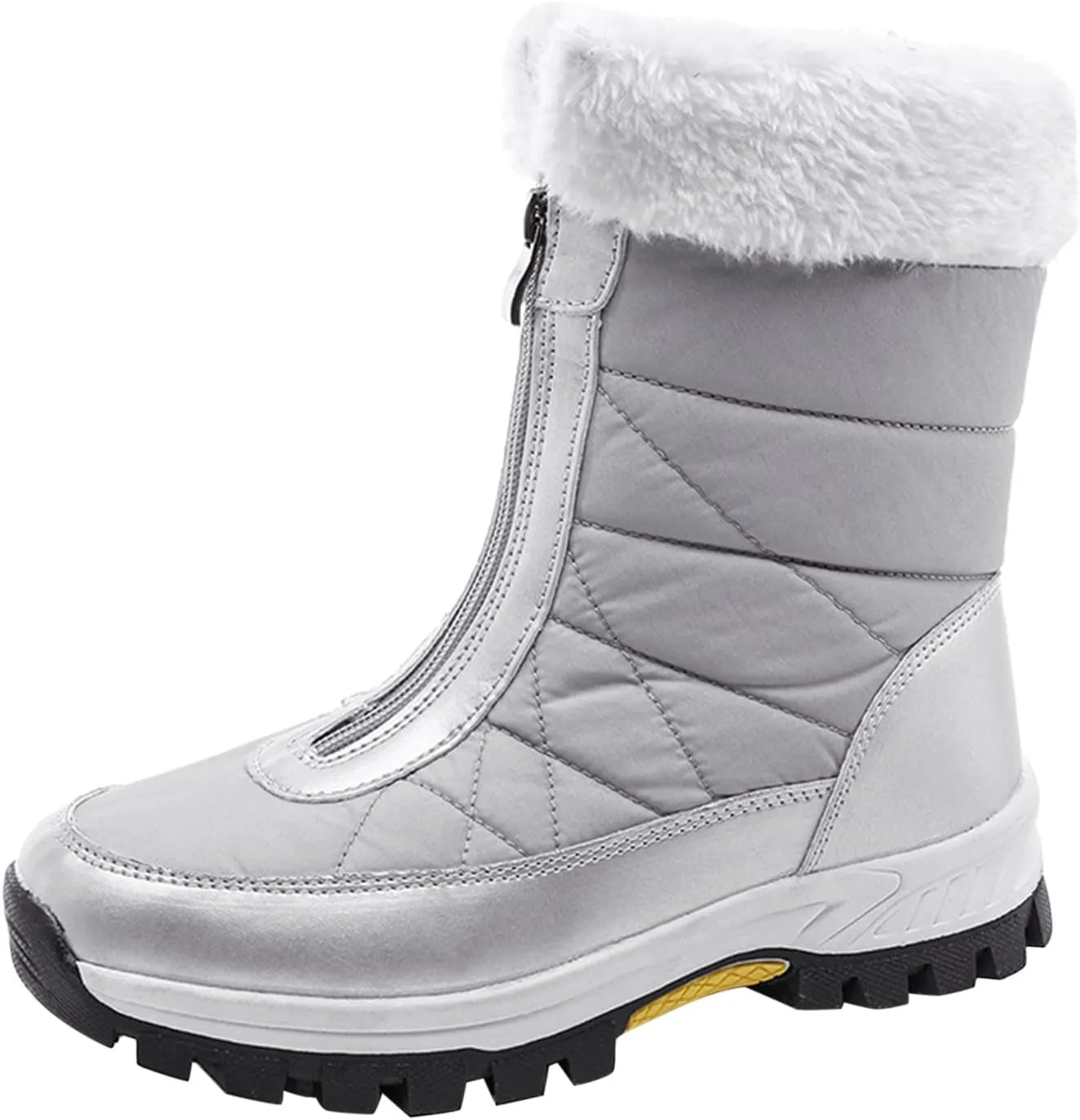 Snow Boots Cute Snow Boots for Women Waterproof Warm Non Slip Snow Boots for Women Wide Extra Wide Calf Womens Snow Boots Winter Womens Boots Snow Womens Winter Ankle Boots