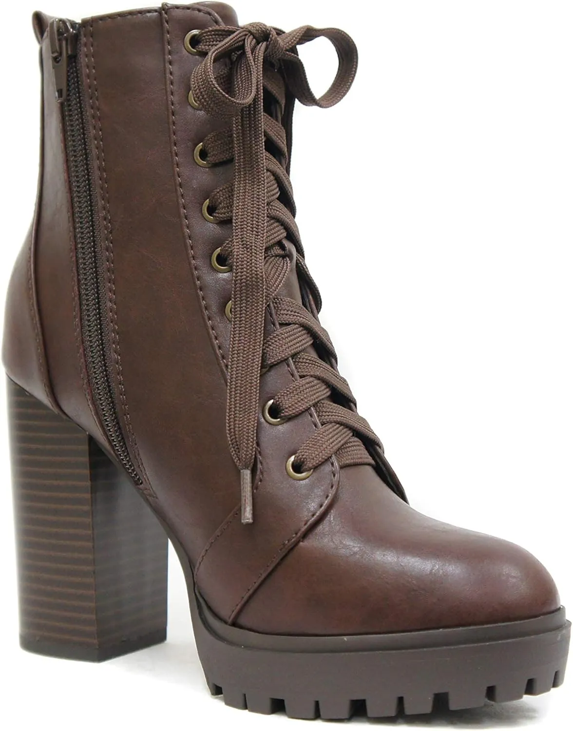 Soda BALBOA ~ Women's High Stacked Heel Bootie