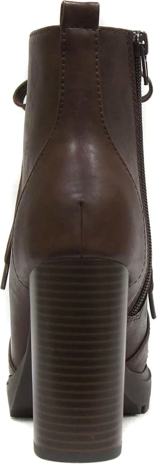 Soda BALBOA ~ Women's High Stacked Heel Bootie