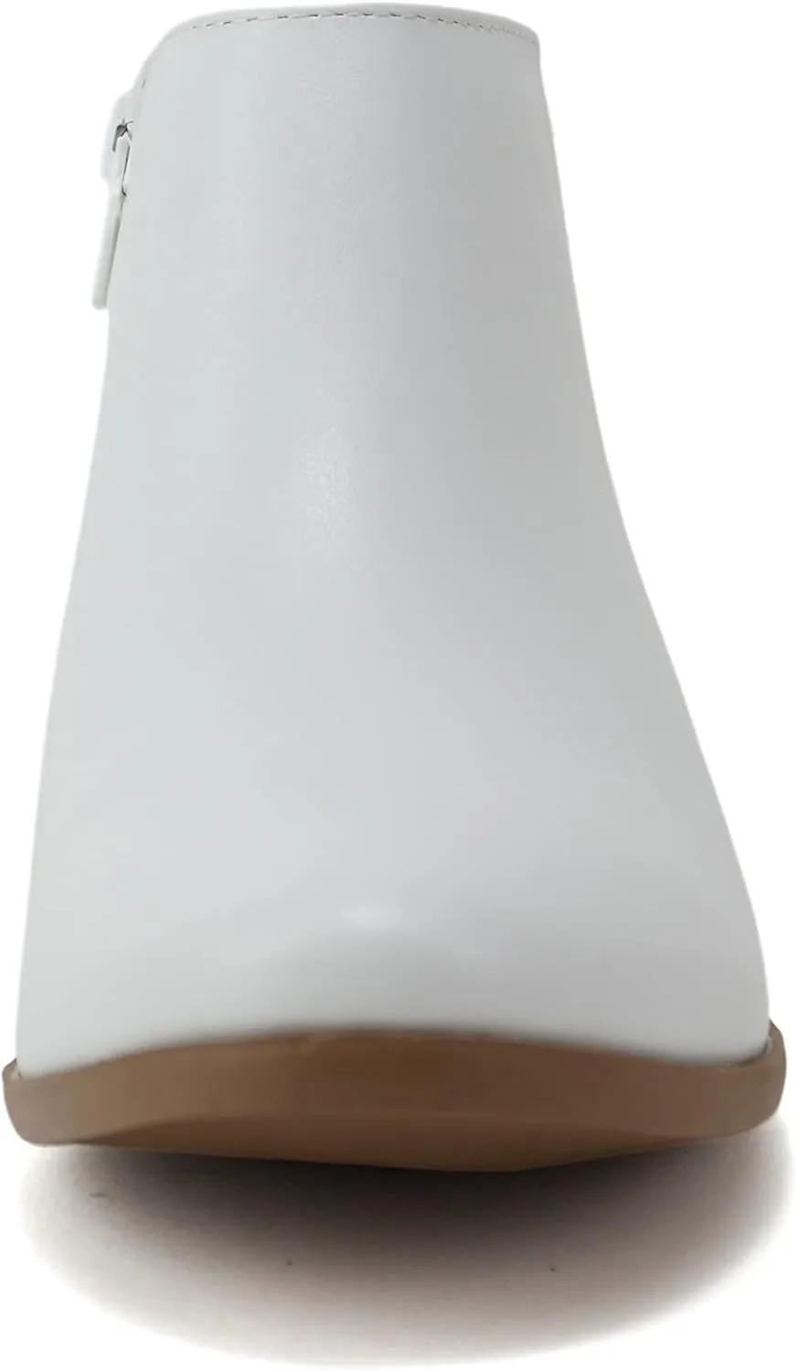 Soda Mug - Western Inspired Bootie w/Zipper and Chucky Low Stacked Heels