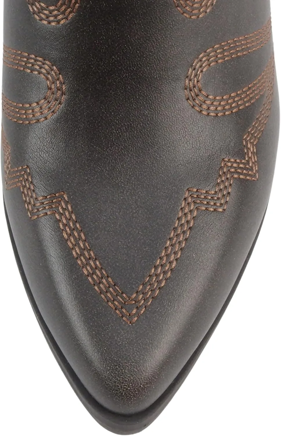 Soda Shoes Stream ~ Women Pointed Toe Low Heel Knee-High Western Boots