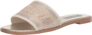 Steve Flat Gold Knox Strap On Madden Slip Rhinestone Toe Round Super savings Open Woven Unbeatable assortment Sandal