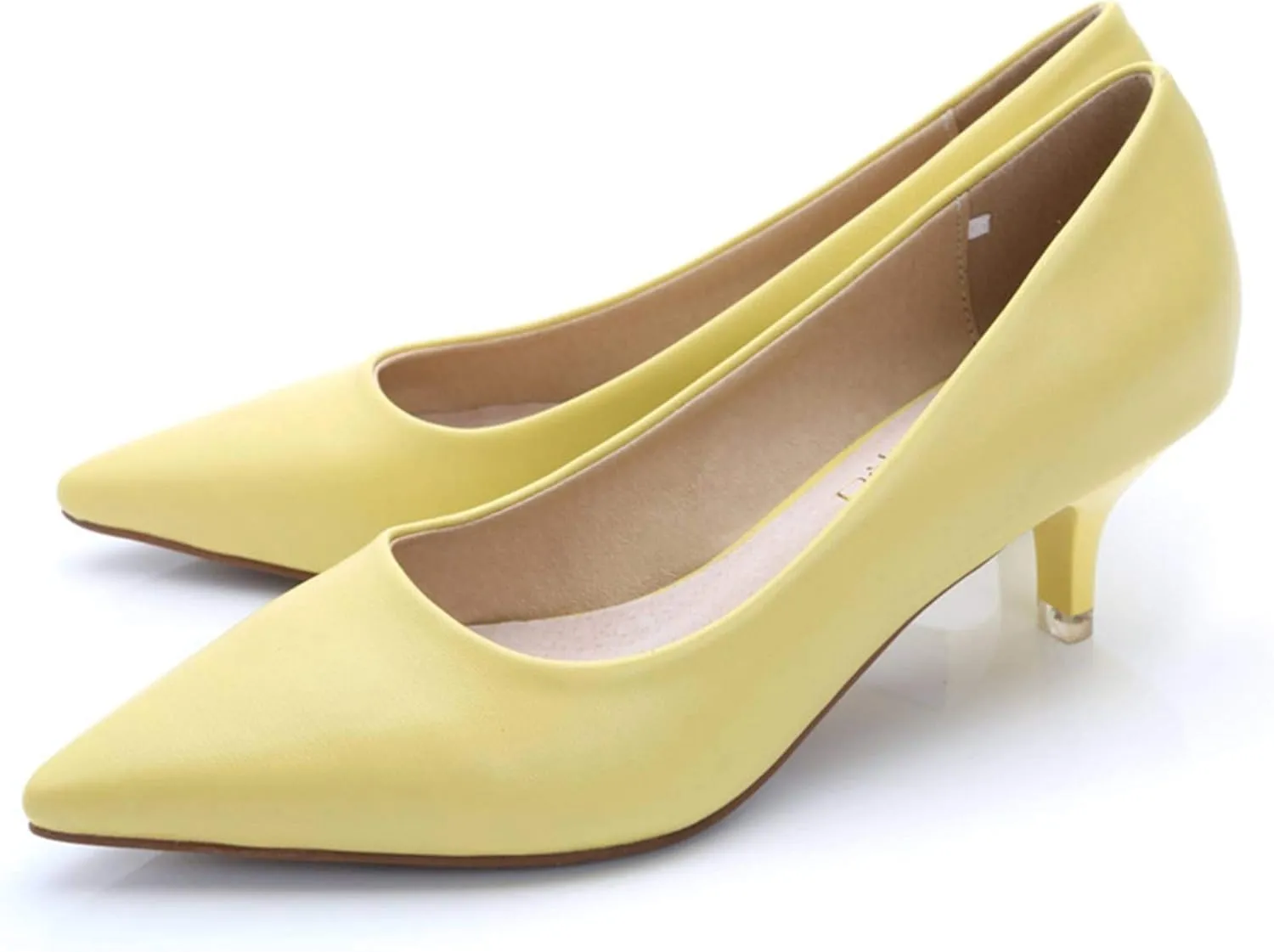 Stunner Women's Classic Fashion Pointed Toe Low Heel Dress Pumps Shoes