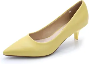 Stunner Women's Classic Fashion Pointed Toe Low Heel Dress Pumps Shoes
