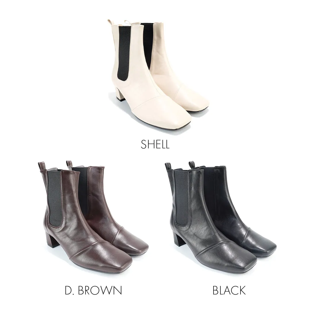 SUaSHI 1052 Side Stretchable Short Ankle Boots