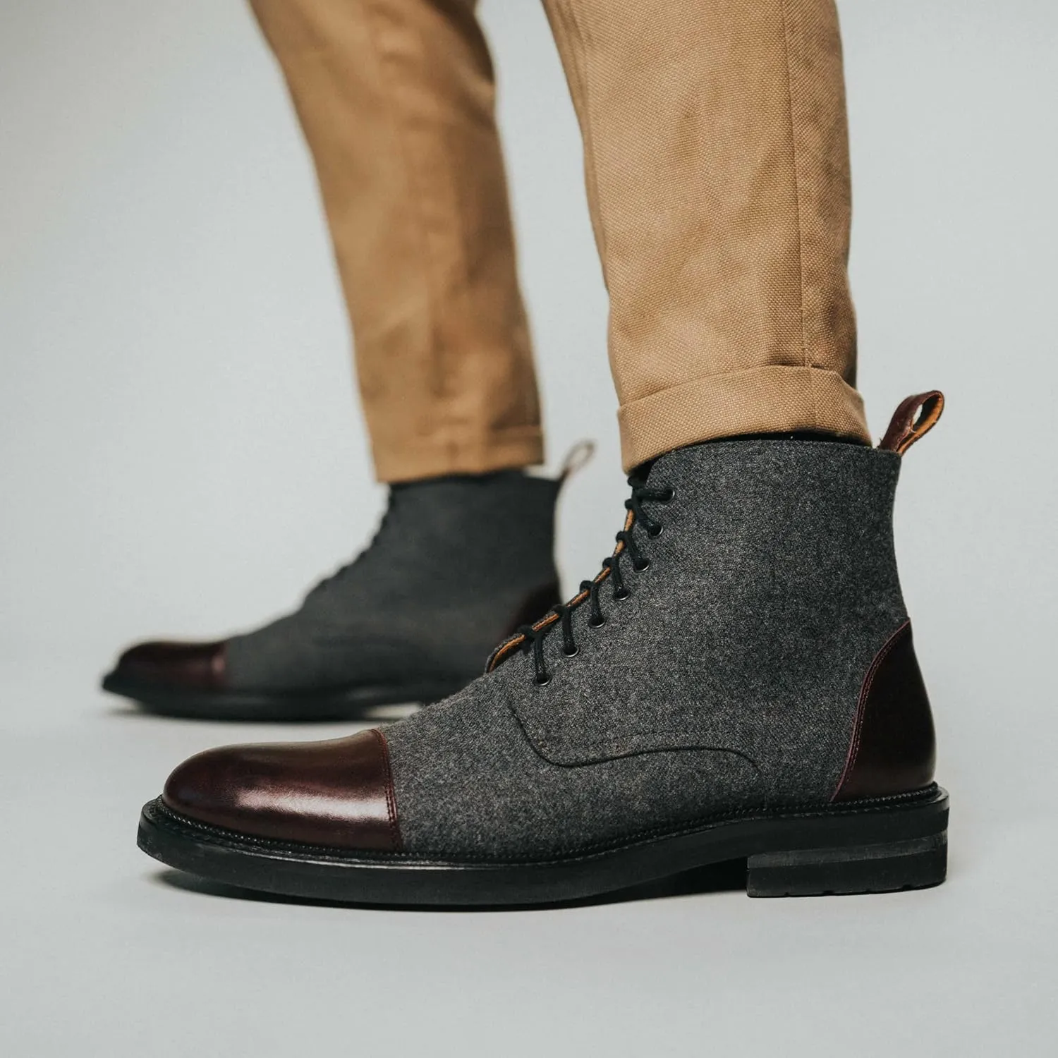 TAFT Jack Boot Handcrafted Leather and Wool Men’s Dress Boot