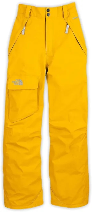 The North Face Freedom Insulated Pant w/ Boot Clip (Little Kids/Big Kids) Leopard Yellow XXS (5 Little Kids) x One Size