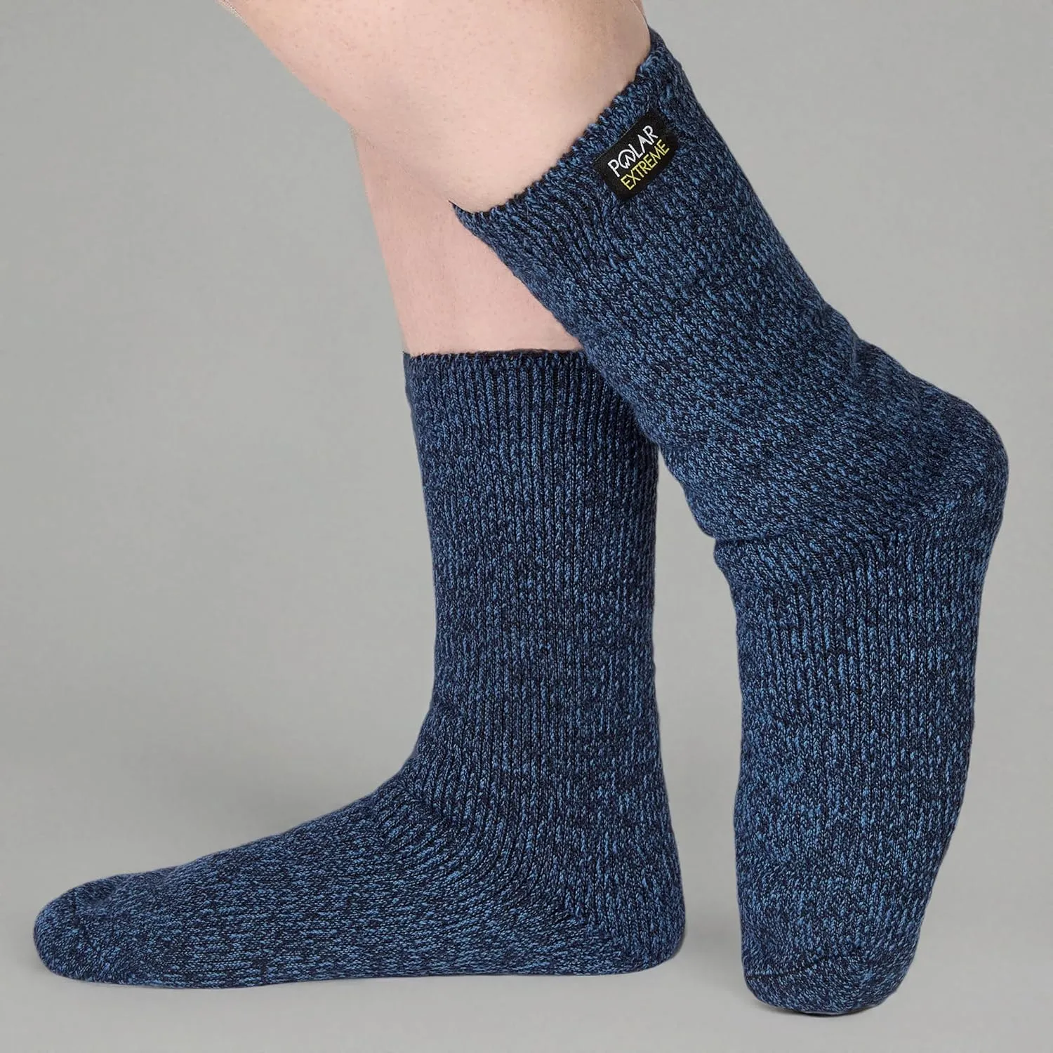 Thermal Hiking Sock For Men & Women, Insulated Warmth for Cold Weather Boot Comfort, One Size Fits Most, 2 Pack
