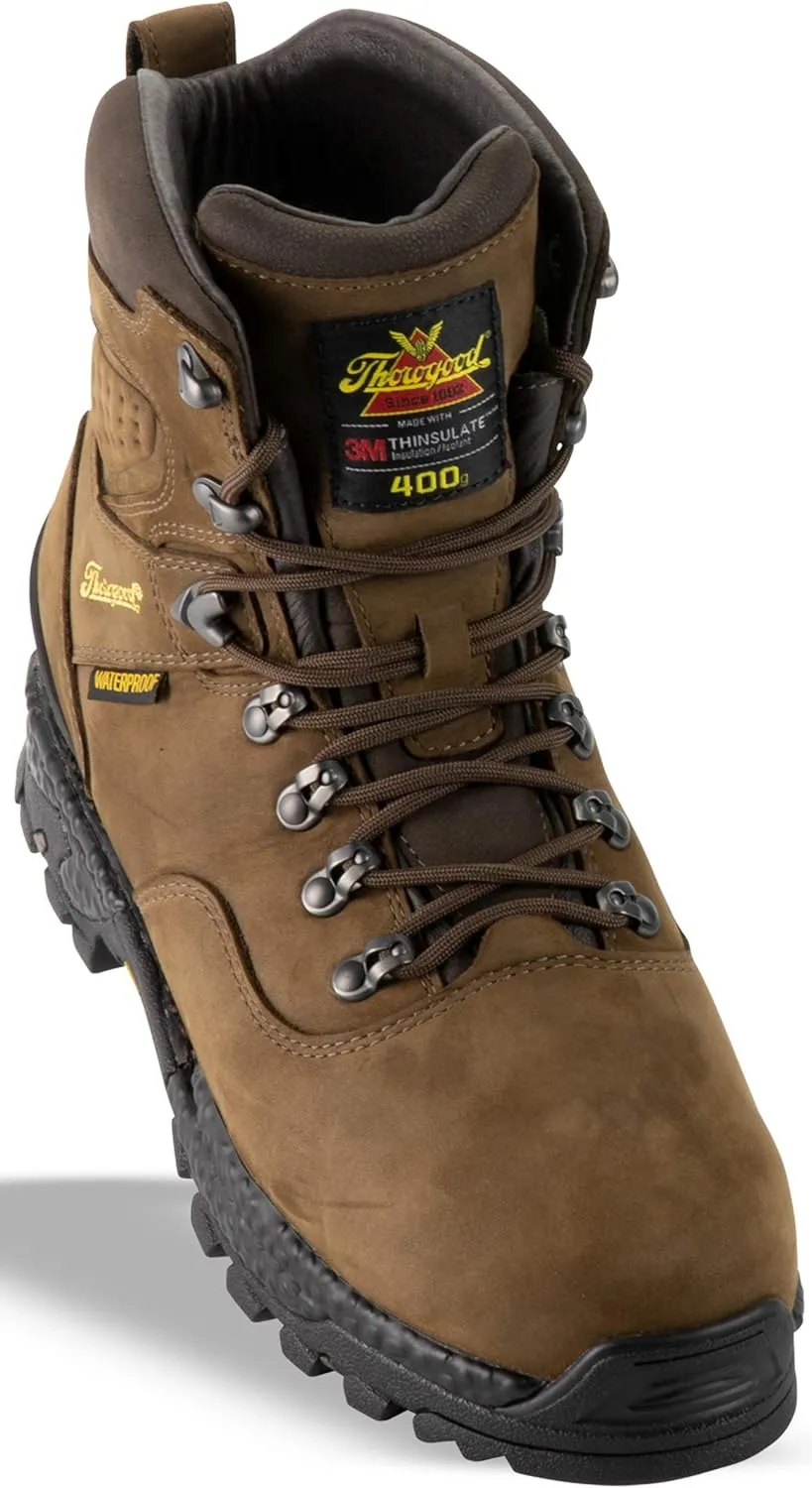 Thorogood Infinity FD Series 7” Waterproof Hunting and Hiking Boots for Men with Full-Grain Leather, 400g Insulaiton, and Anti-Fatigue Traction Outsole