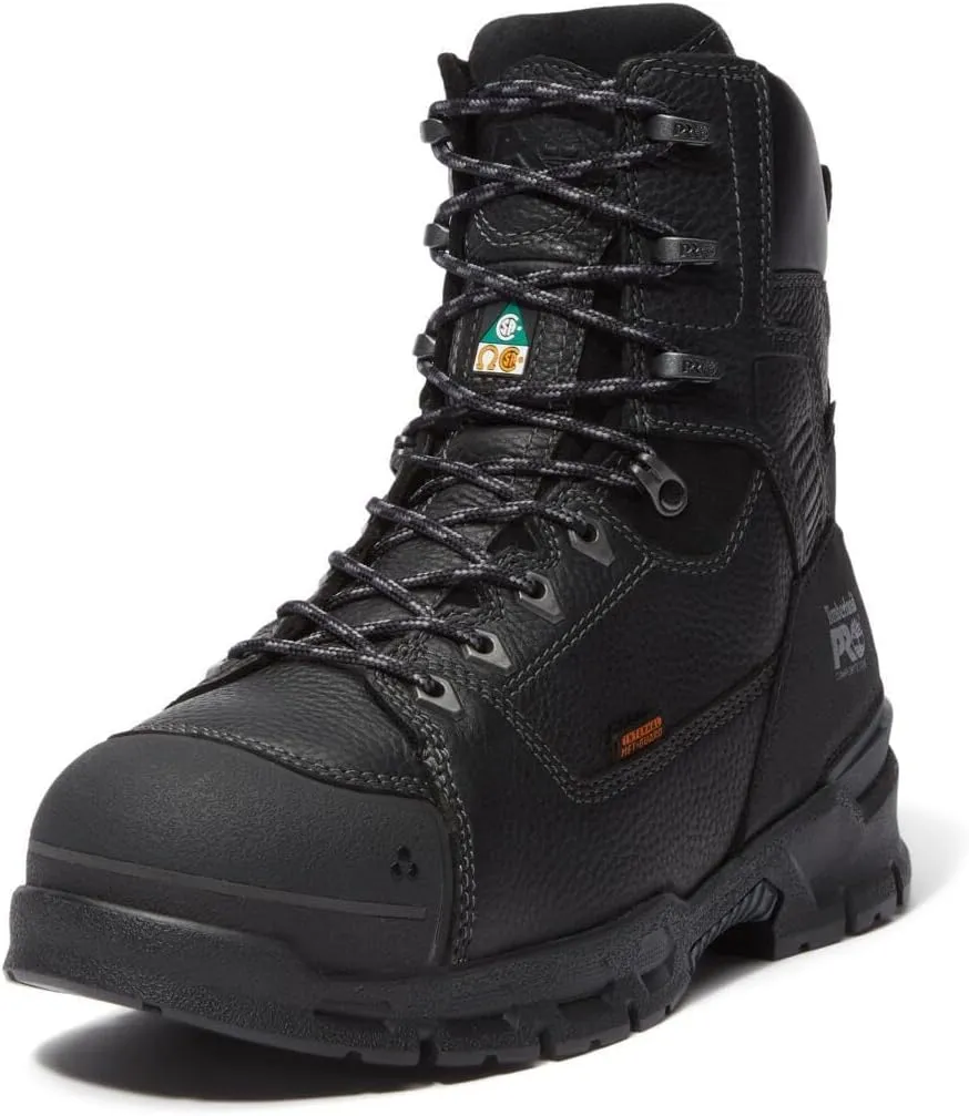 Timberland PRO Men's Endurance Ev 8 Inch Composite Safety Toe Insulated Waterproof Puncture Resistant CSA Industrial Work Boot