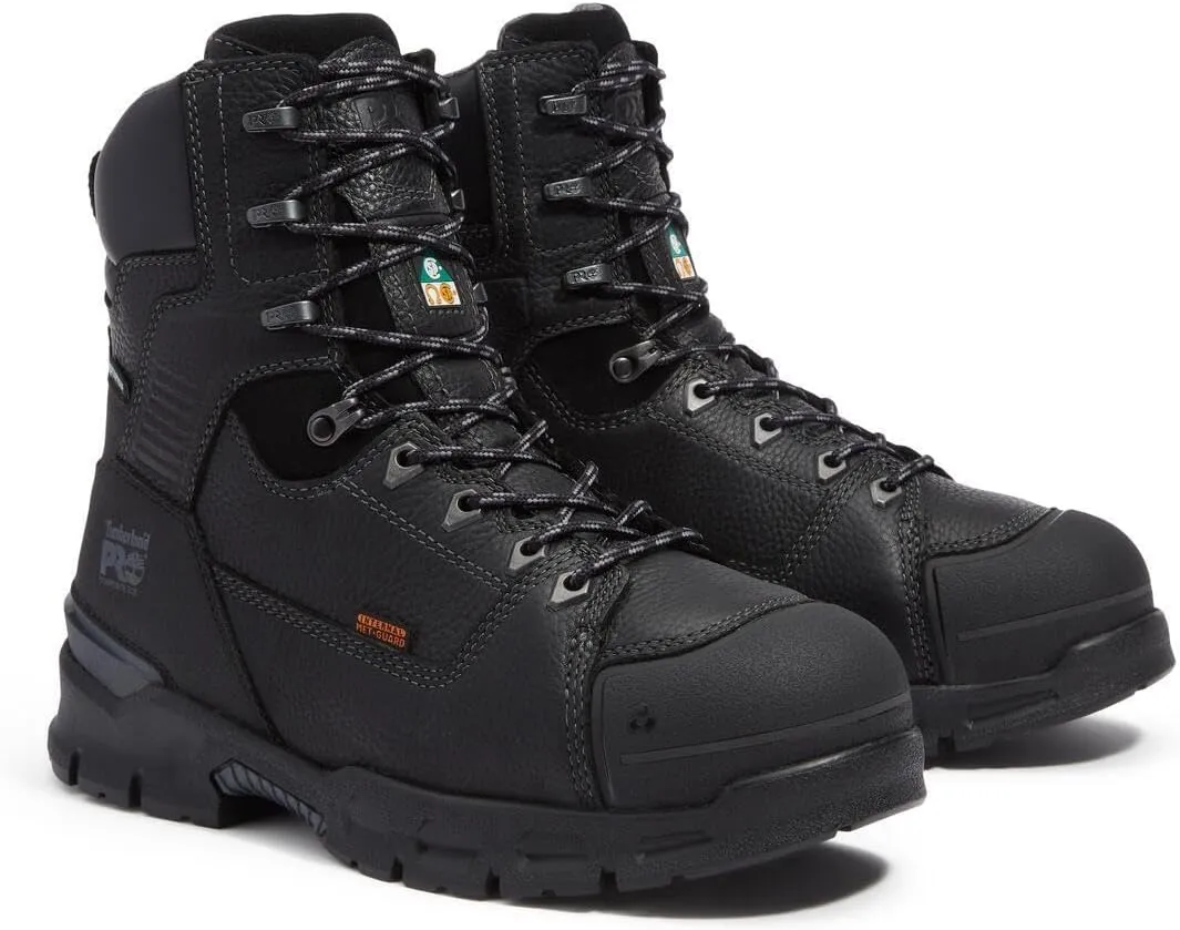 Timberland PRO Men's Endurance Ev 8 Inch Composite Safety Toe Insulated Waterproof Puncture Resistant CSA Industrial Work Boot