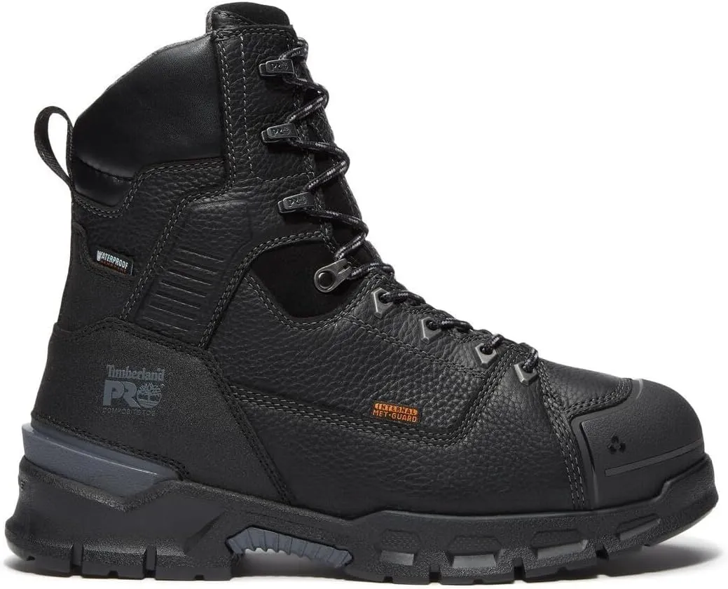 Timberland PRO Men's Endurance Ev 8 Inch Composite Safety Toe Insulated Waterproof Puncture Resistant CSA Industrial Work Boot
