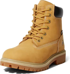 Timberland PRO Women's Direct Attach 6 Inch Soft Toe Insulated Waterproof Industrial Work Boot, Wheat-2024 NEW, 5.5M
