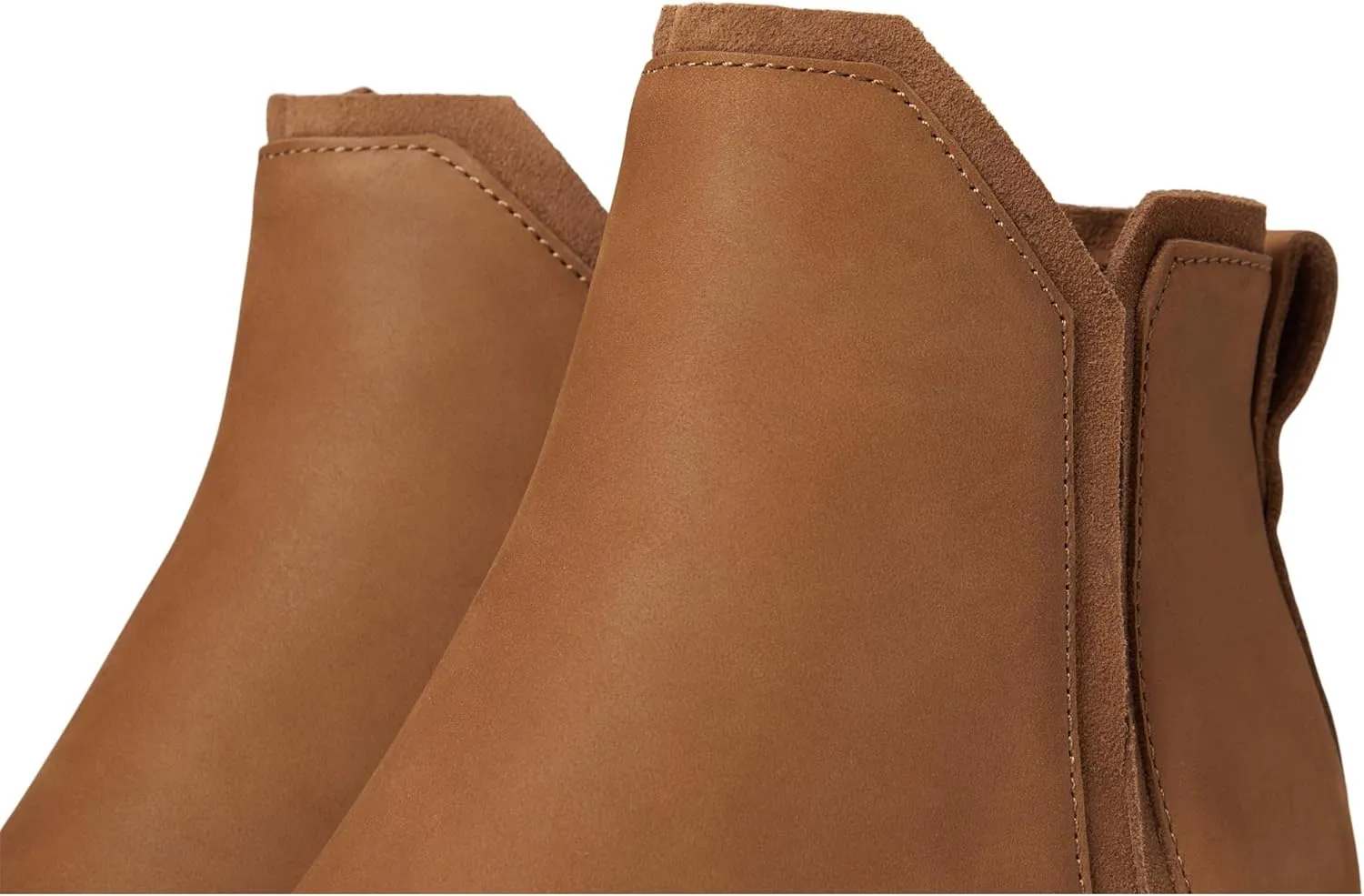 TOMS Womens Hailey Round Toe Pull On Casual Boots Ankle Low Heel 1-2" - Brown