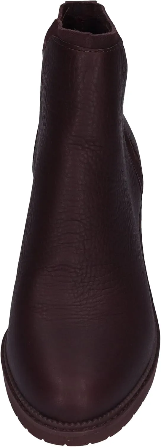TOMS Womens Hailey Round Toe Pull On Casual Boots Ankle Low Heel 1-2" - Brown