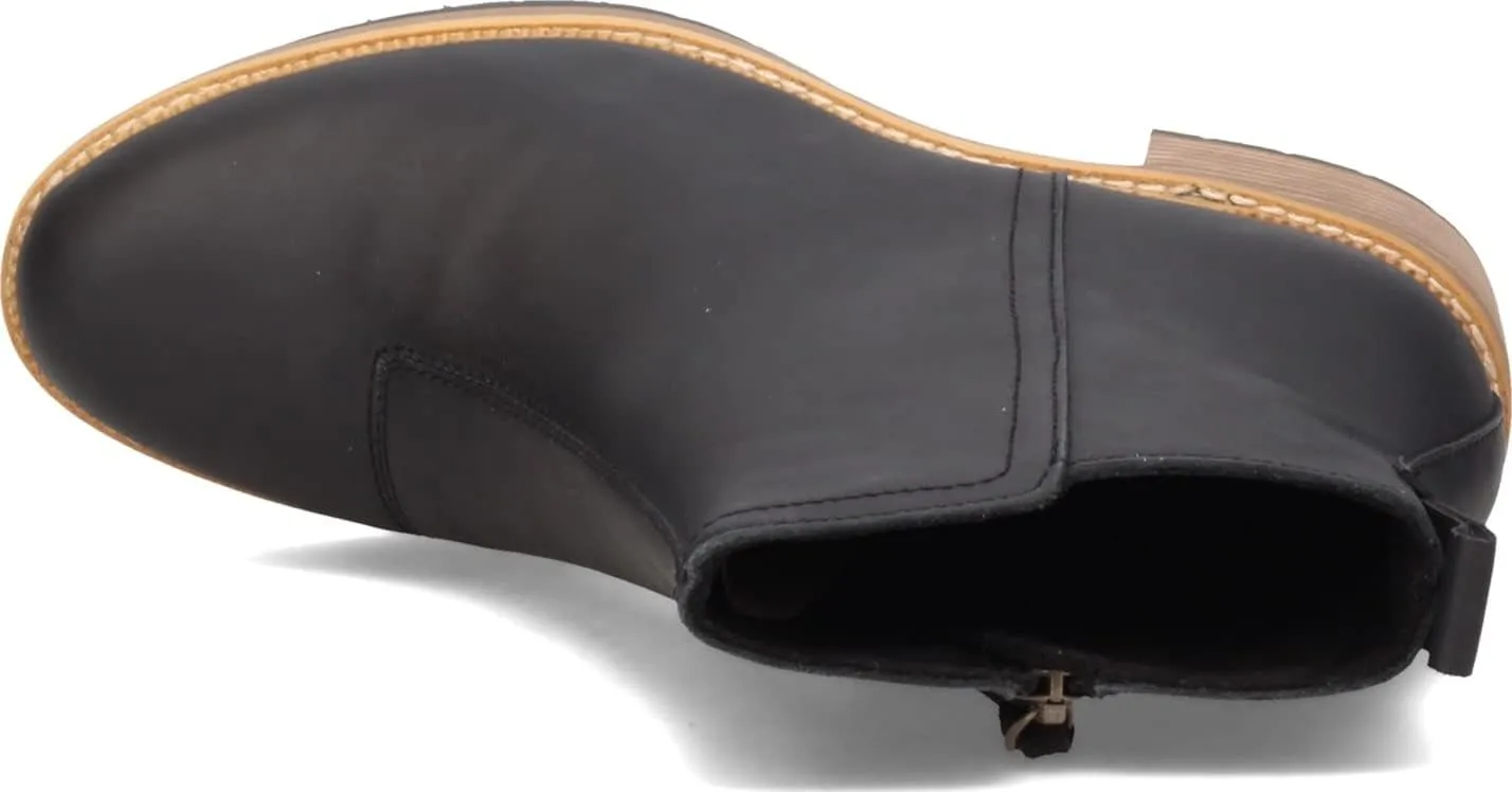TOMS Women's Marina Leather Heeled Bootie