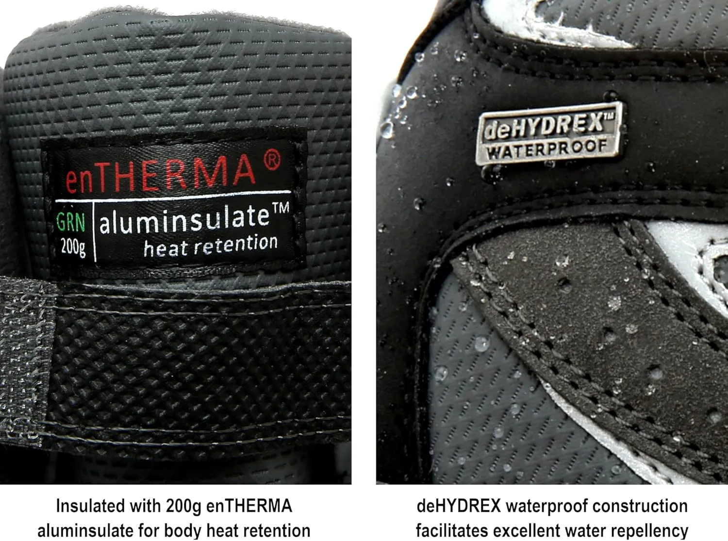 Vireo Boy's Snow Boot: 200g enTHERMA-Insulated, deHYDREX Waterproof, Memory Foam Footbed, Reflective Trim, Triple Straps