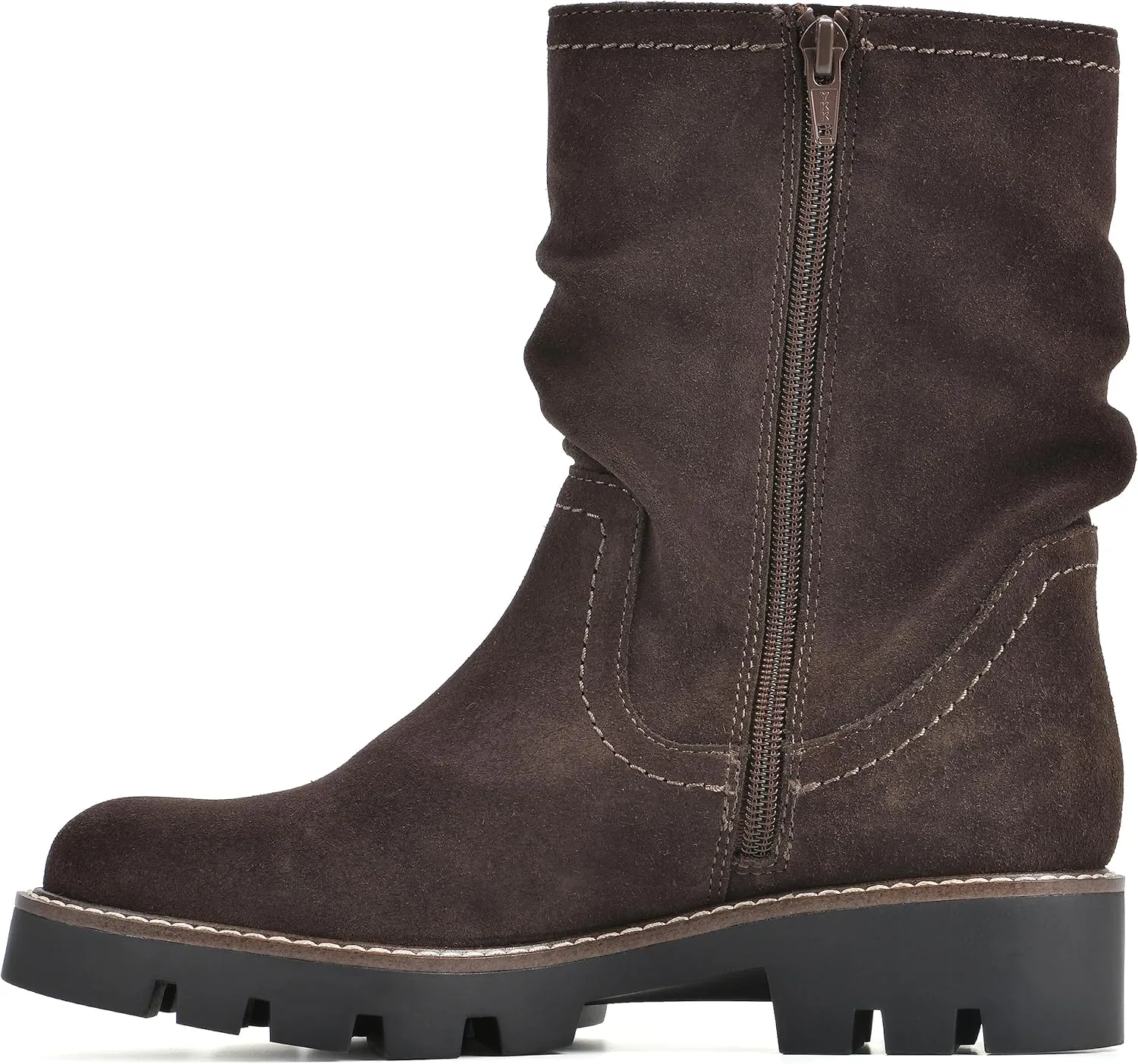 WHITE MOUNTAIN Women's Shoes Glean Lug Sole Mid Calf Boot
