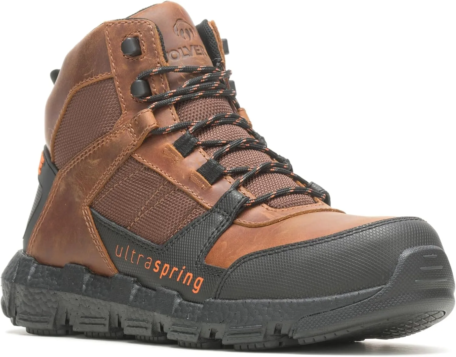 Wolverine Men's Rev Ultraspring Durashocks Carbonmax Vent Mid Industrial Boot