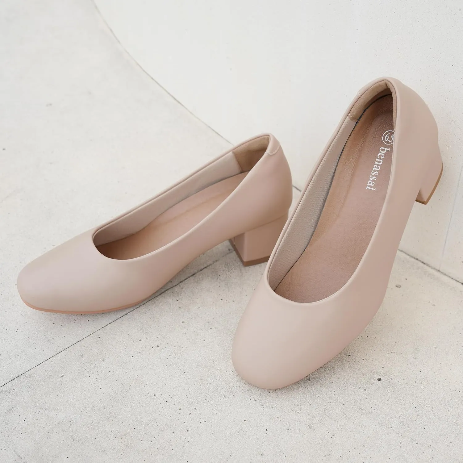 Women Dress Shoes Low Heel Work Pumps