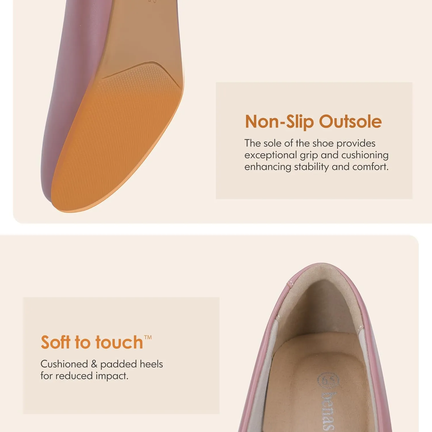 Women Dress Shoes Low Heel Work Pumps