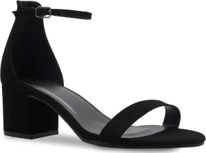 Women's Ankle Strap Kitten Heel ? Adorable Low Block Metal Heel