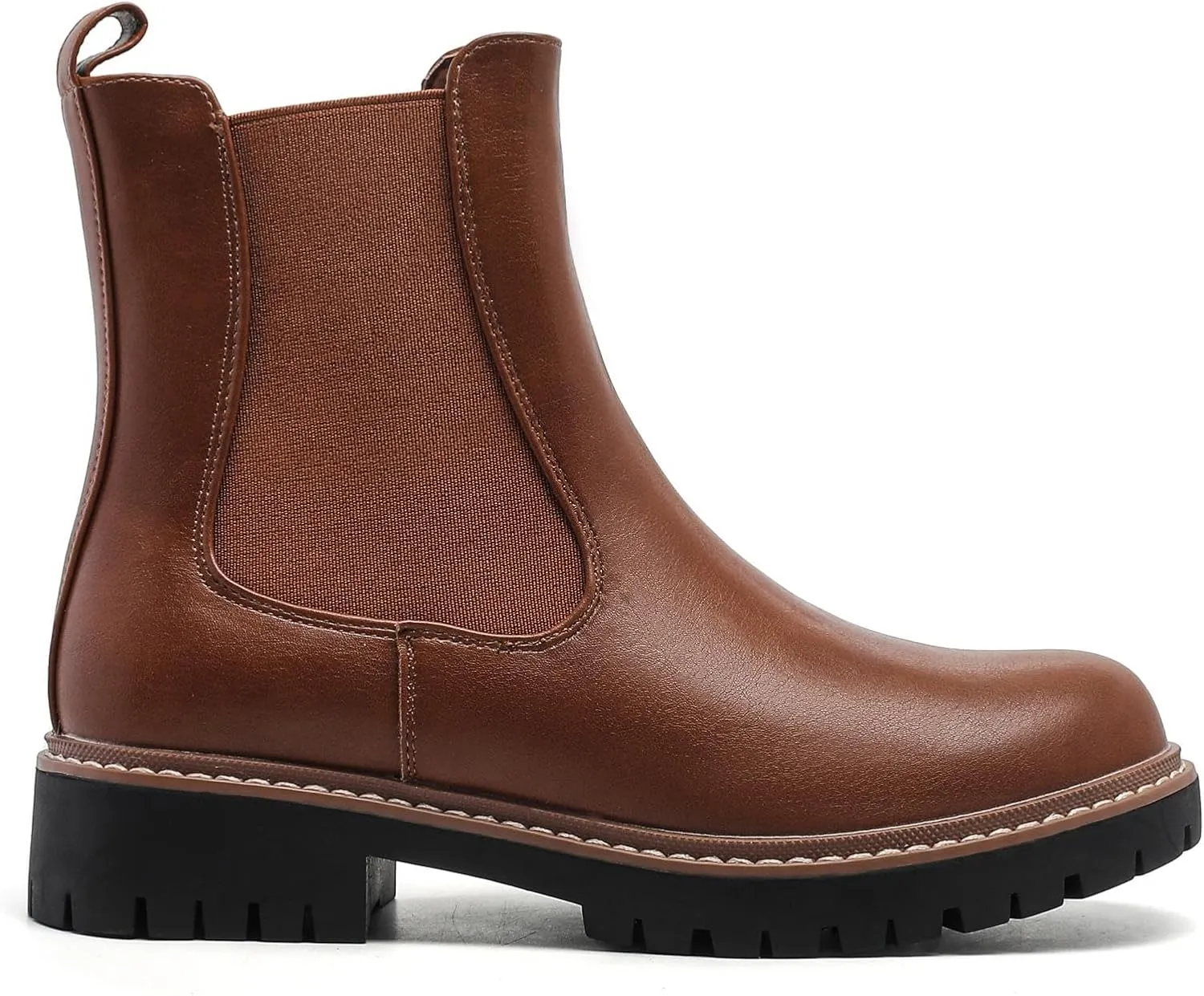 Women’s Chelsea Boots with Lug Sole Ankle Booties