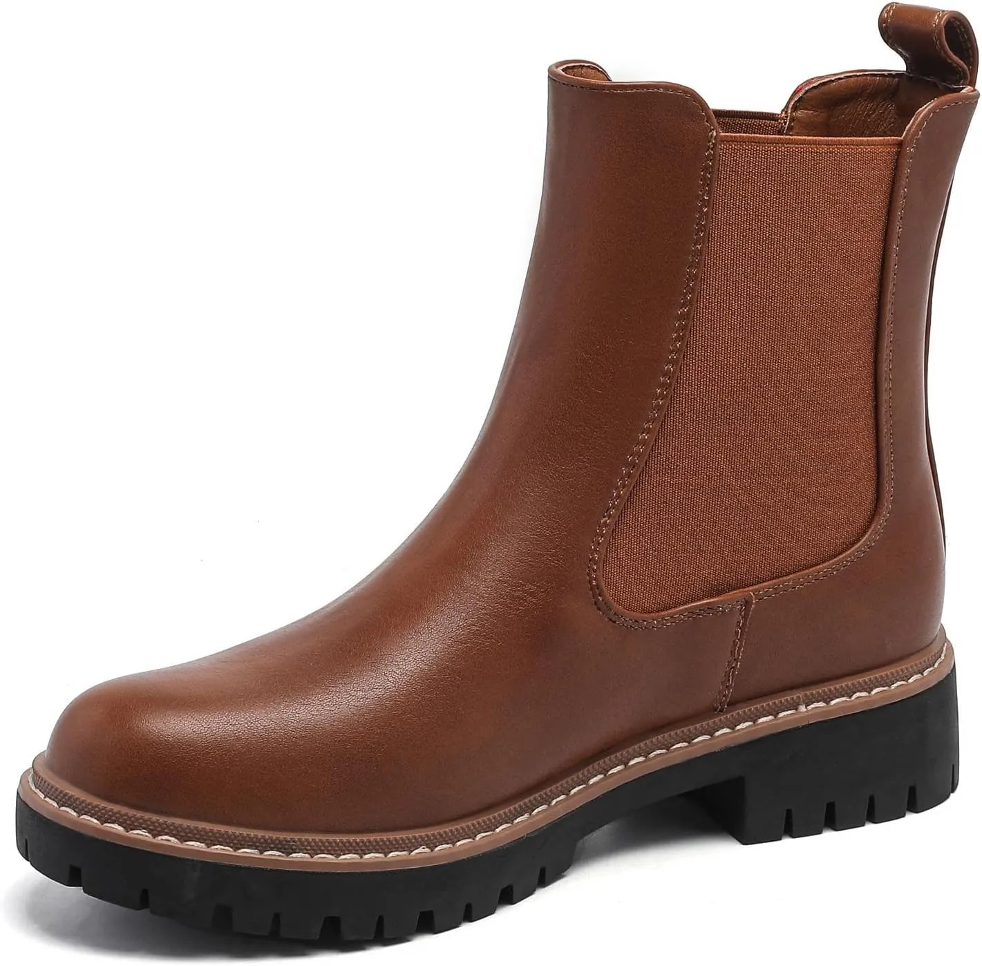 Women’s Chelsea Boots with Lug Sole Ankle Booties