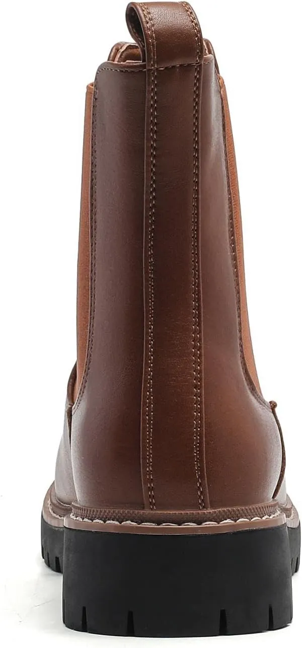 Women’s Chelsea Boots with Lug Sole Ankle Booties