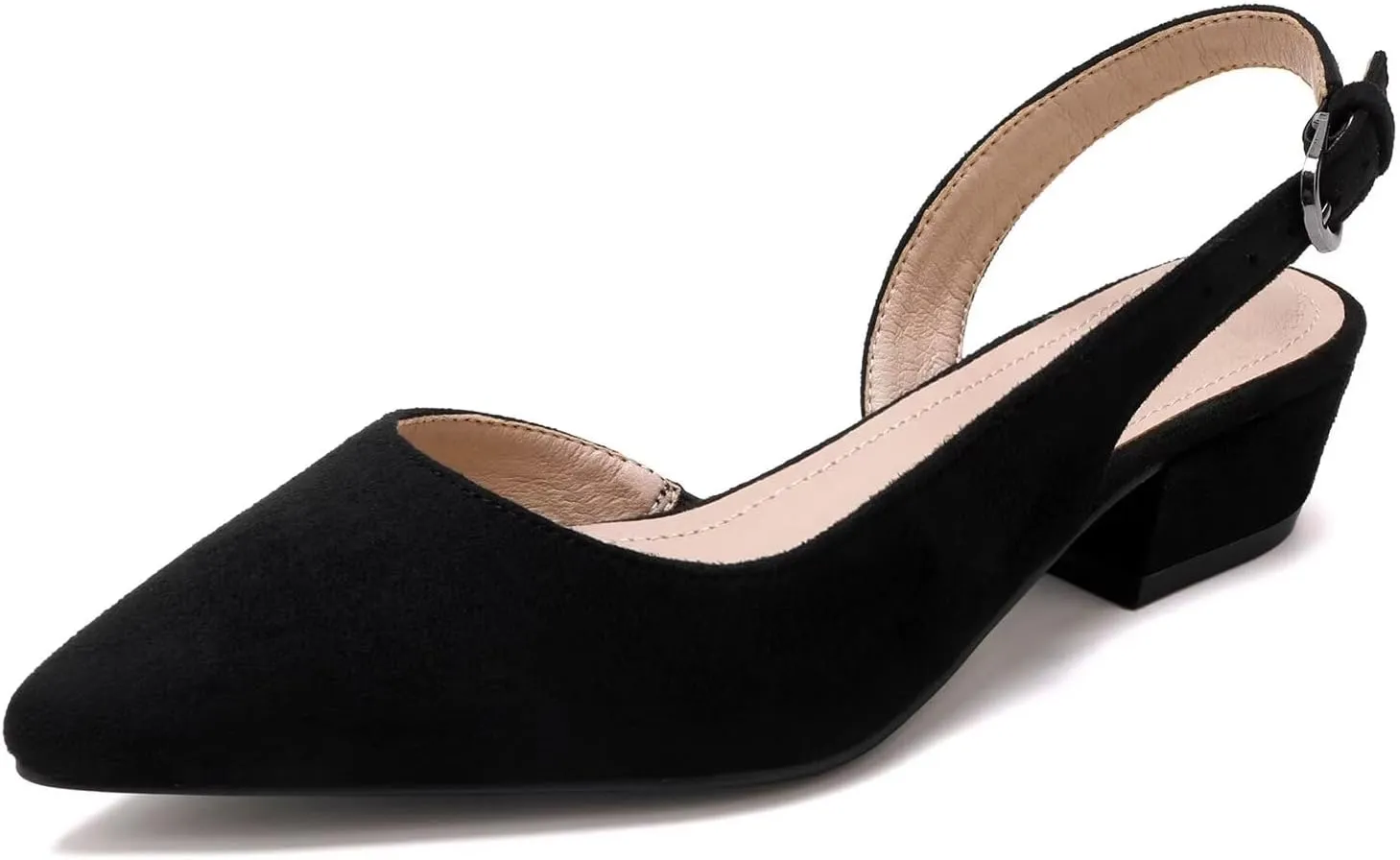 Women's Low Heel Slingback Pumps