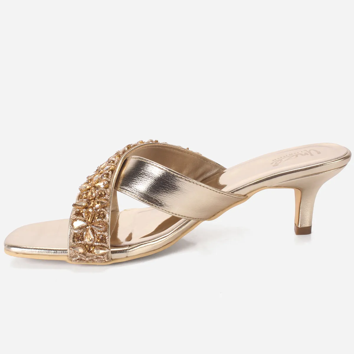 Women's "EMMET" Embellished Slip-on Wedding Party Sandals