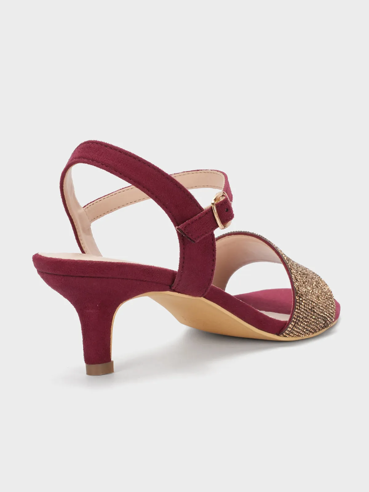 Women's "KALIAH" Decorated Ankle Strap Sandals