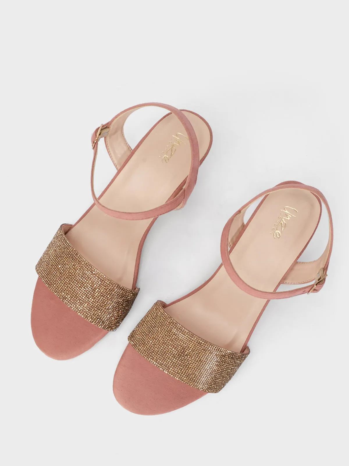 Women's "KALIAH" Decorated Ankle Strap Sandals