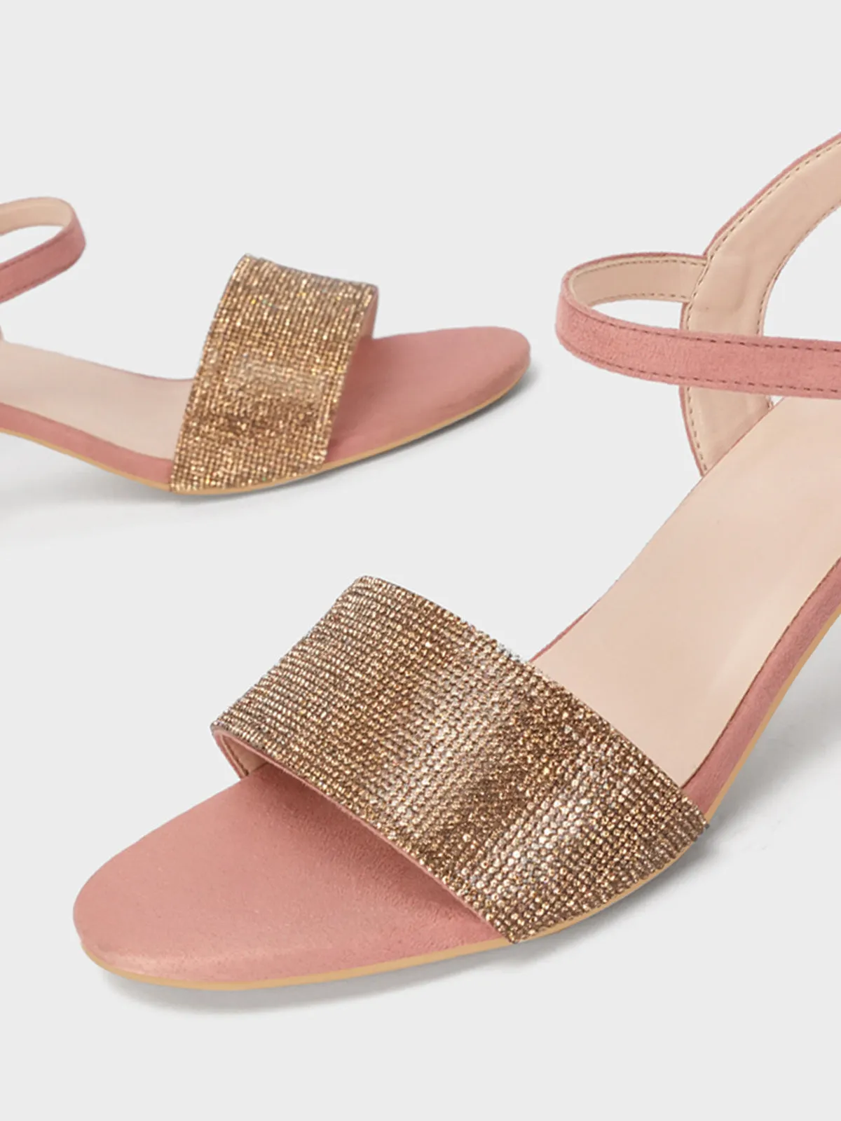 Women's "KALIAH" Decorated Ankle Strap Sandals