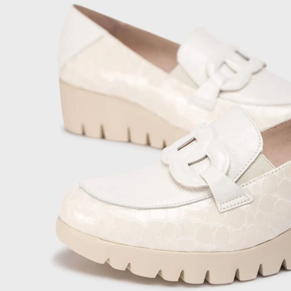 Wonders Brisa Fly Wedge C-33330 -OFF WHITE