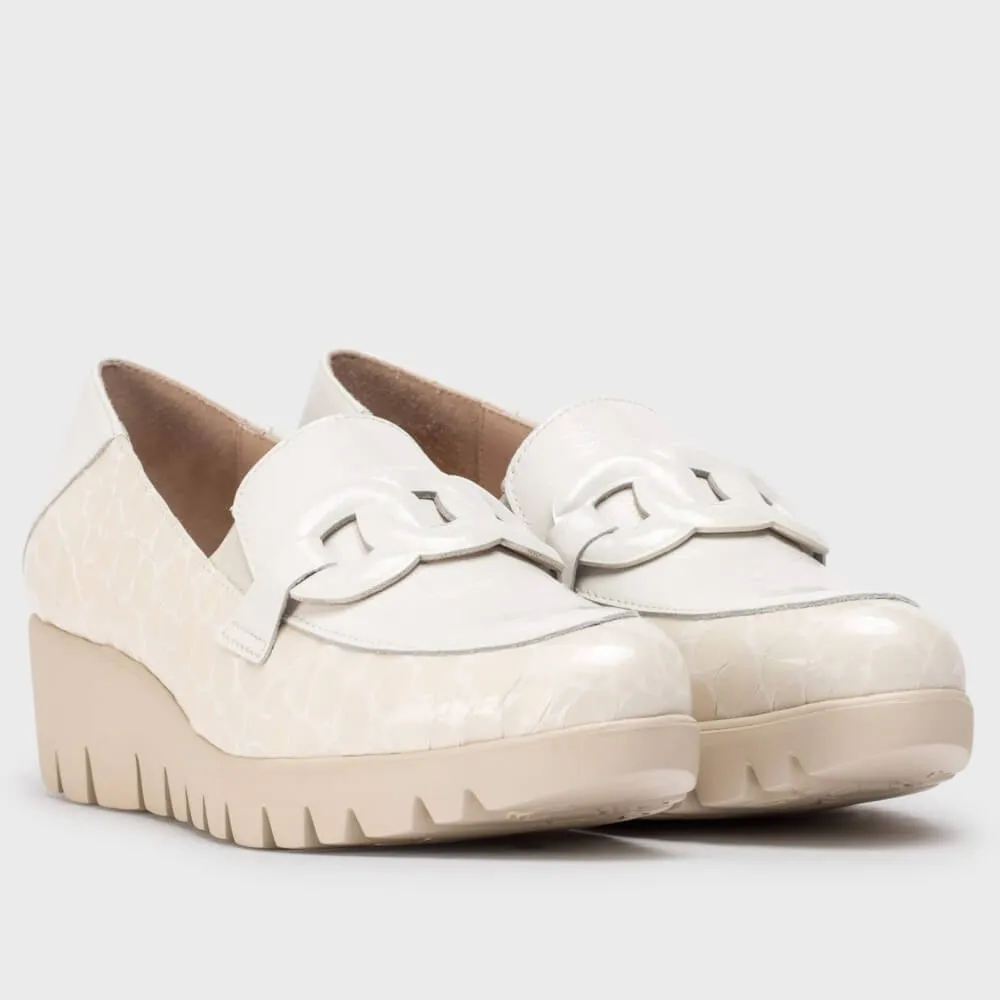Wonders Brisa Fly Wedge C-33330 -OFF WHITE