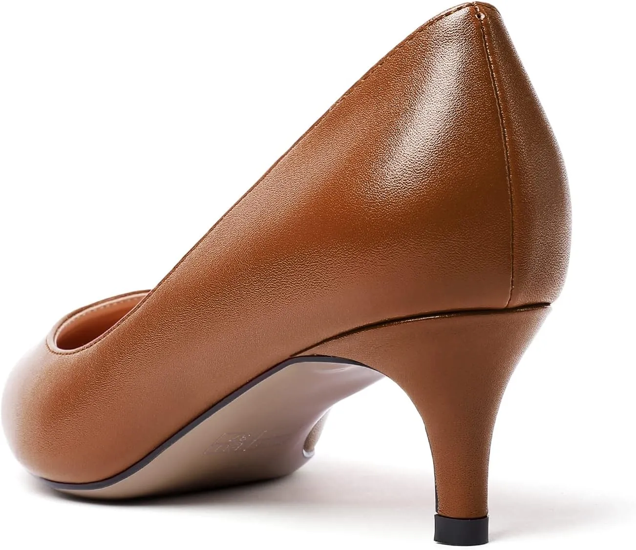YODEKS Women's Kitten Heel Pumps Pointed Toe Low Heel Pumps Slip on Comfort Dress Shoes 2 Inches Heels for Party Wedding Dress