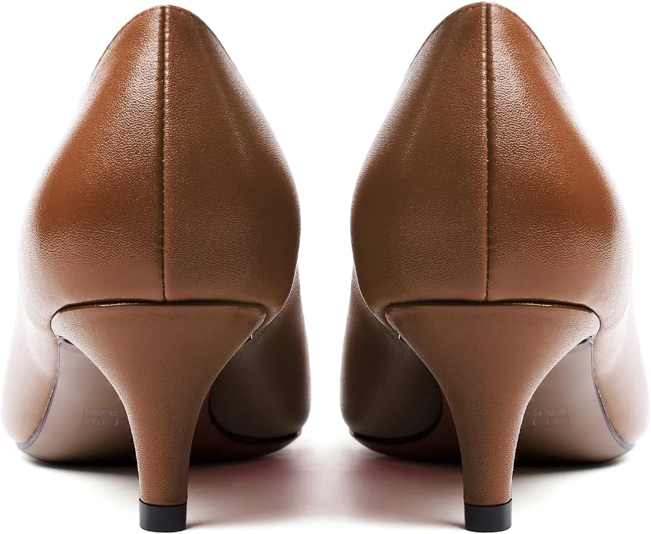 YODEKS Women's Kitten Heel Pumps Pointed Toe Low Heel Pumps Slip on Comfort Dress Shoes 2 Inches Heels for Party Wedding Dress