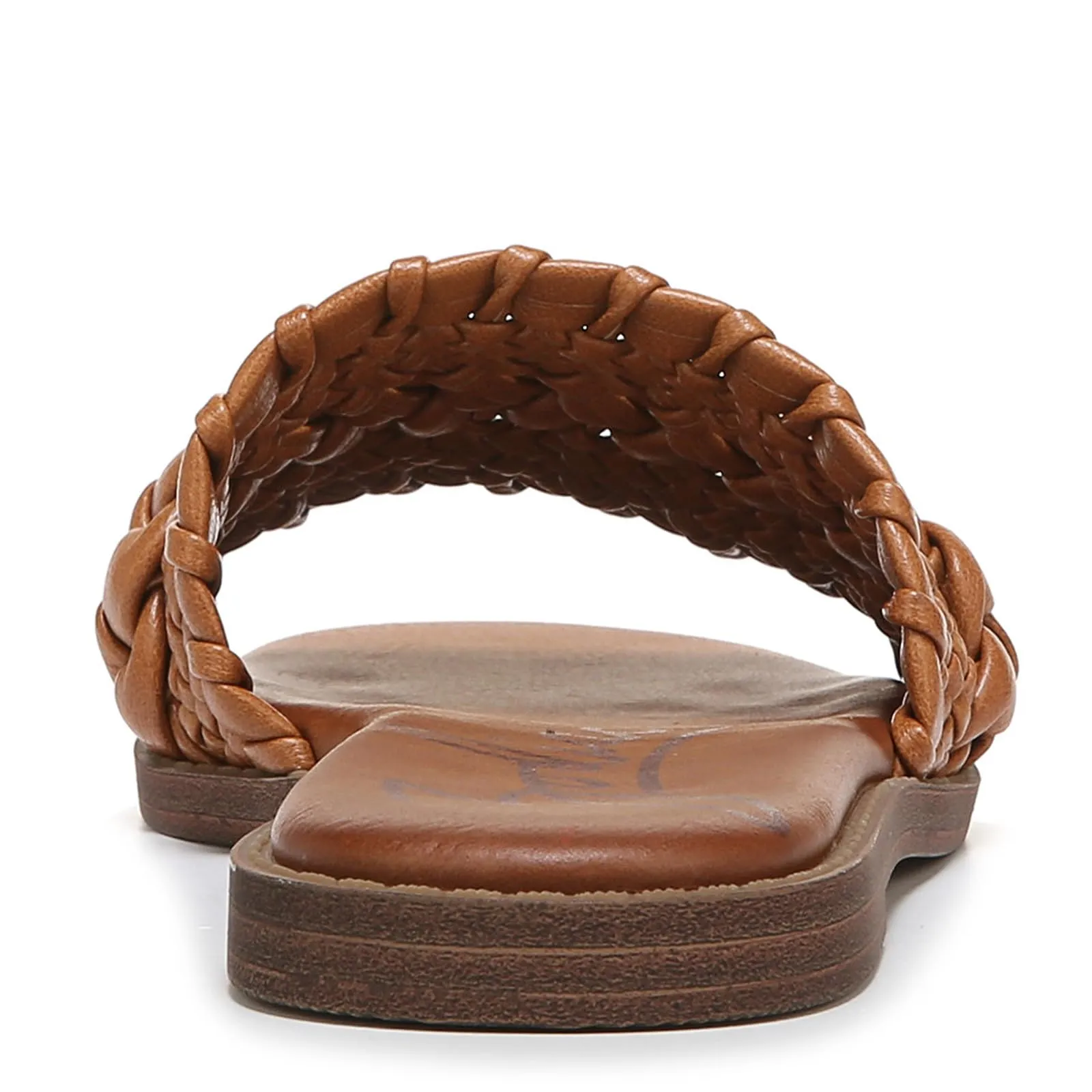ZODIAC Womens Colleen Flat Sandal Caramel Brown Woven 9 M