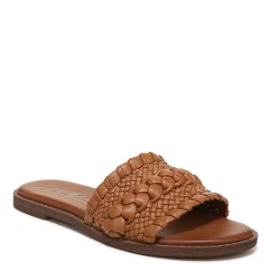 ZODIAC Womens Colleen Flat Sandal Caramel Brown Woven 9 M